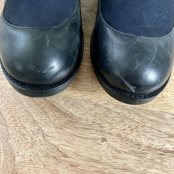 Fly London Black/ Navy Lace Up Ankle Boots Size 41 - Picture 9 of 11